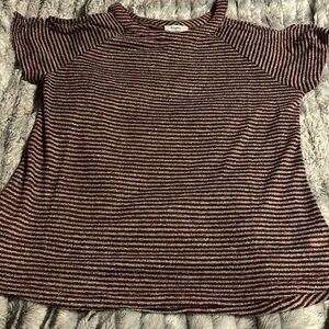 NWOT Hayden Cold Shoulder Top